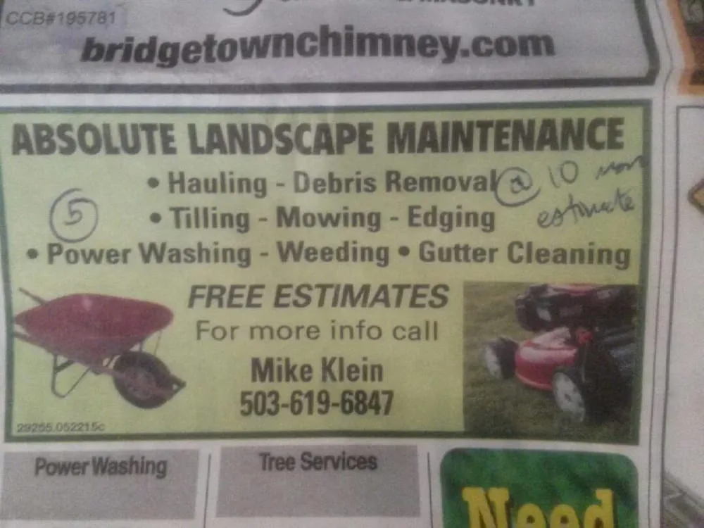 Professional lawn mowing service for outdoor upgrades across Cornelius, OR - Absolute Landscape Maintenance