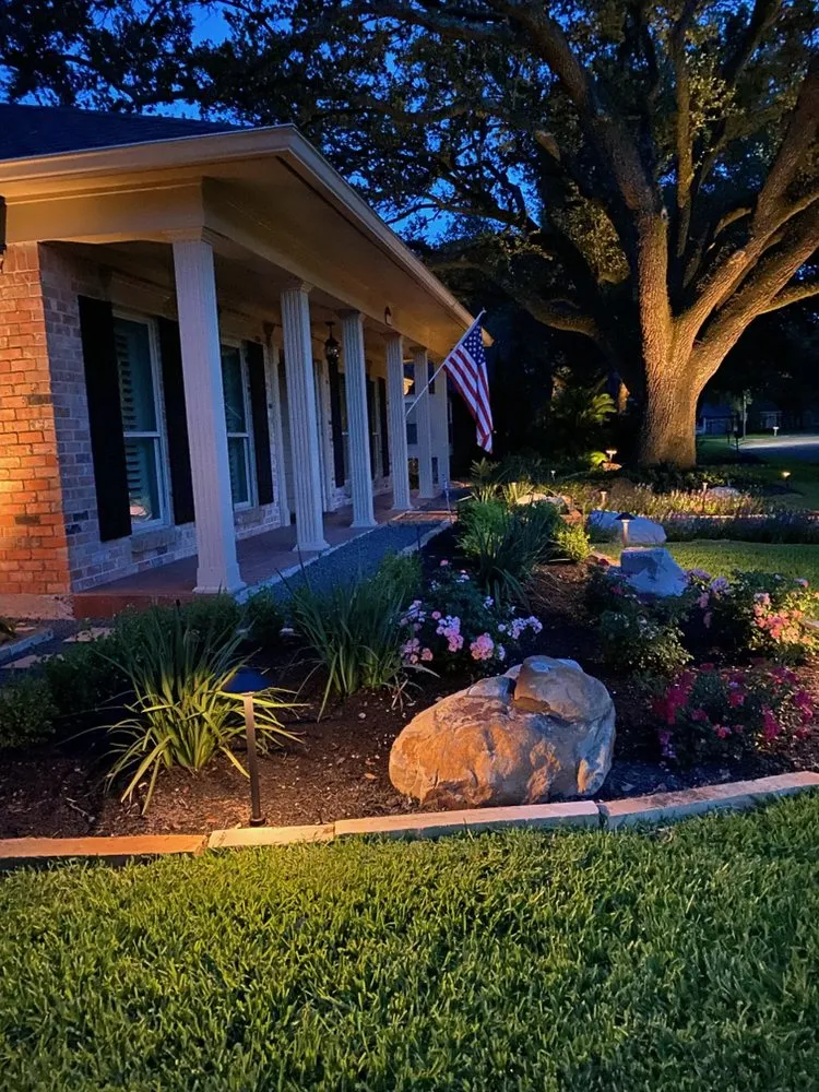 Local garden landscaping in Houston, TX by Absolute Lawn Care and Landscaping