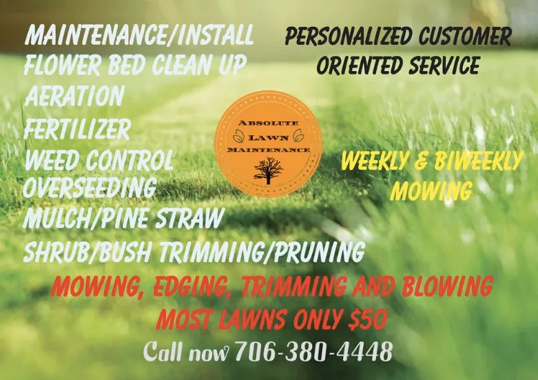 Reliable landscaping services experts serving Athens, GA - Absolute Lawn Maintenance