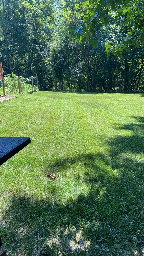 Professional garden landscaping with custom design in Benson, NC by Absolute Lawns Landscaping
