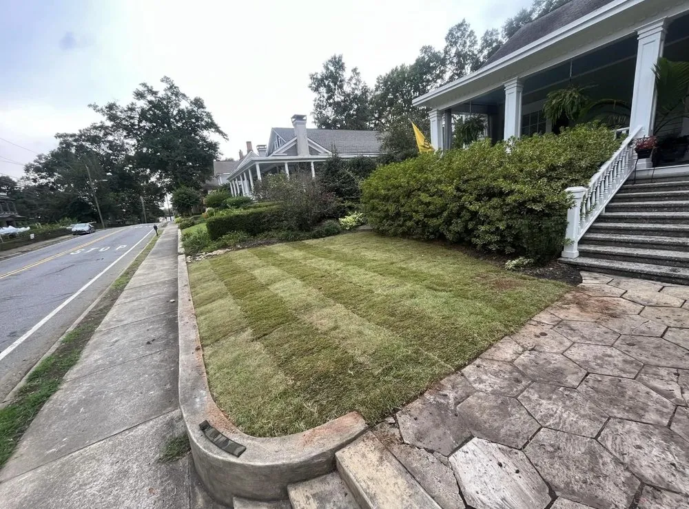 Custom landscape design in Talbott, TN by Absolute Property Management