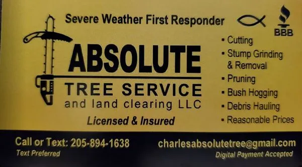 Absolute Tree Service And Land Clearing Logo