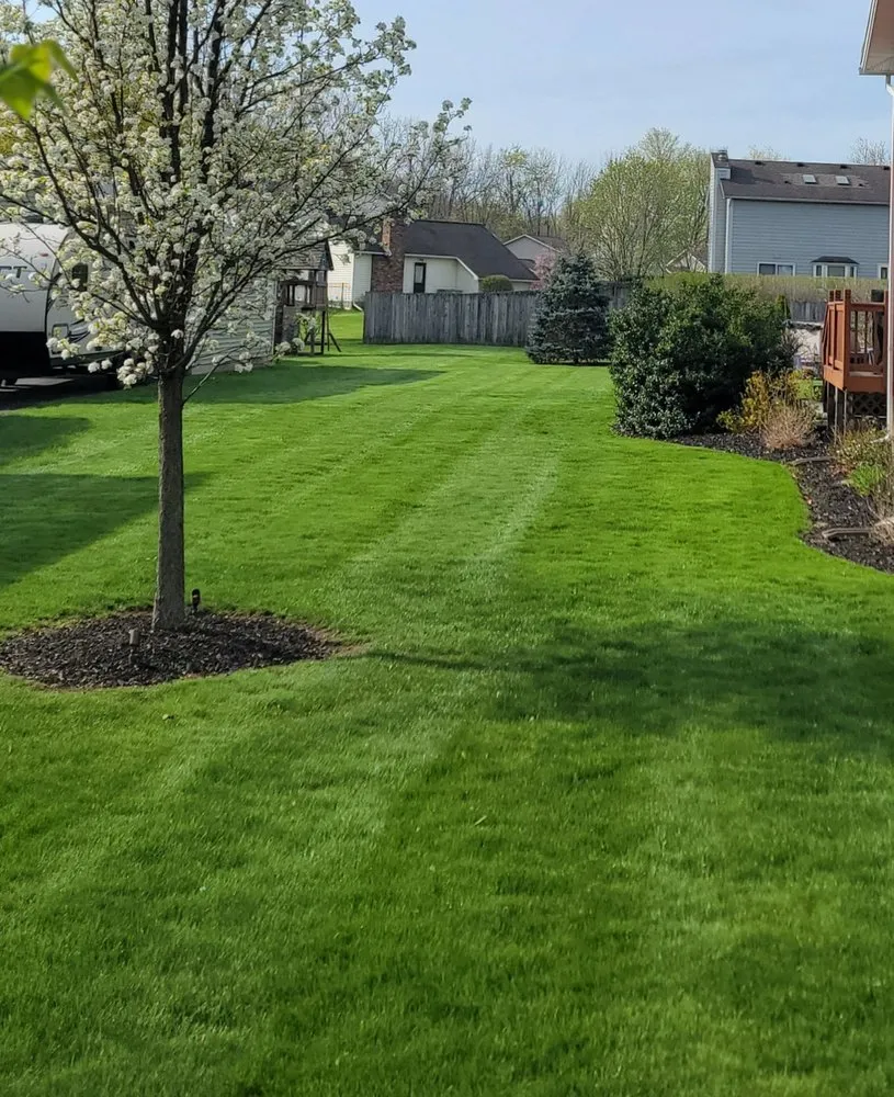 Reliable garden landscaping with custom design in Palmyra, NY by Absolute Turf, Tree and Property Maintenance