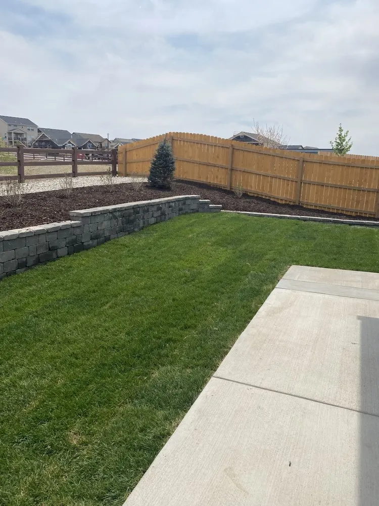 Custom yard cleanup service for homes in Colorado Springs, CO by Abundant Landscaping