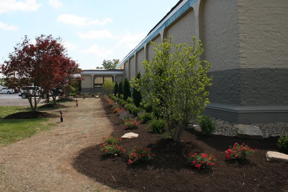 Custom garden landscaping in Seville, OH by ABW Landscaping