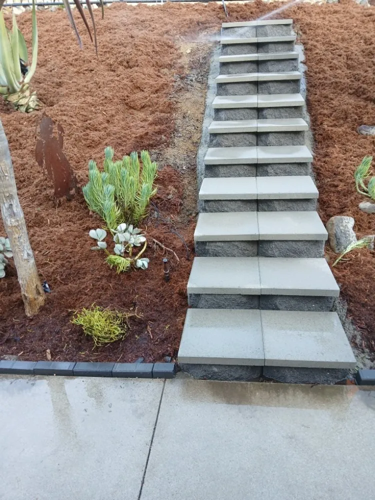 Custom garden landscaping with custom design across Vista, CA - Aby Services