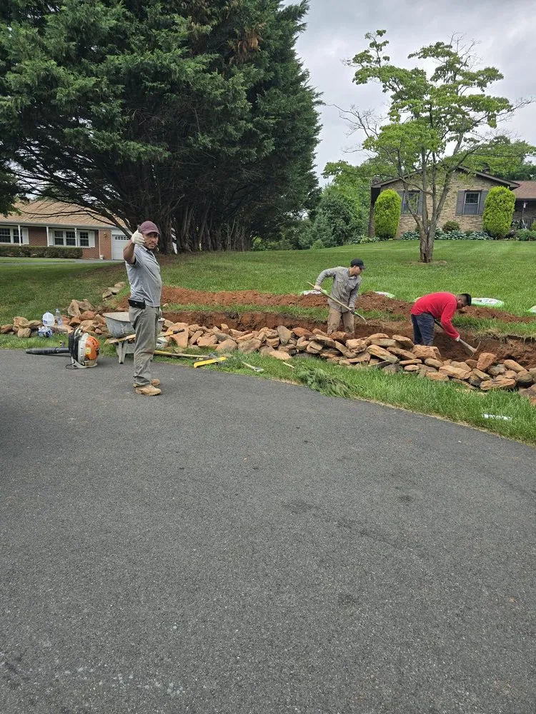 Local garden landscaping for homes in Manassas, VA by AC Drainage & Landscaping Services