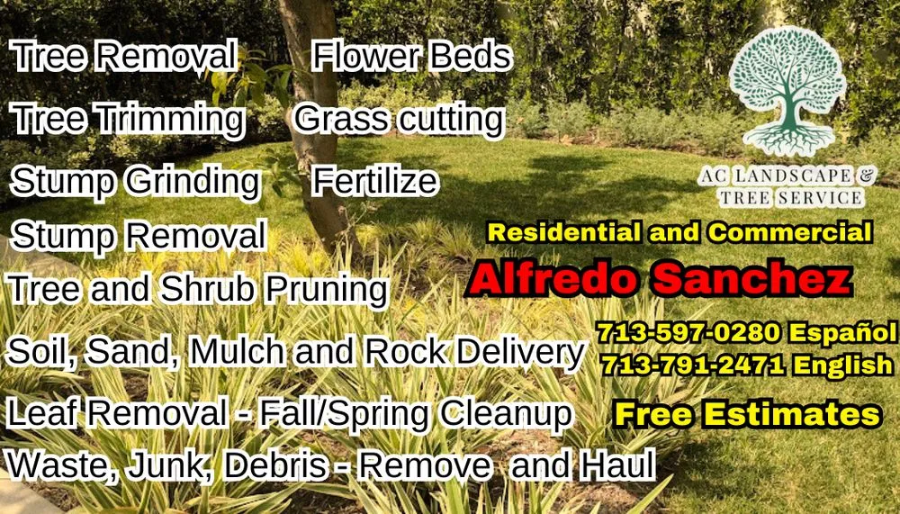 Custom landscaping services in Pasadena, TX by AC Landscape & Tree Service