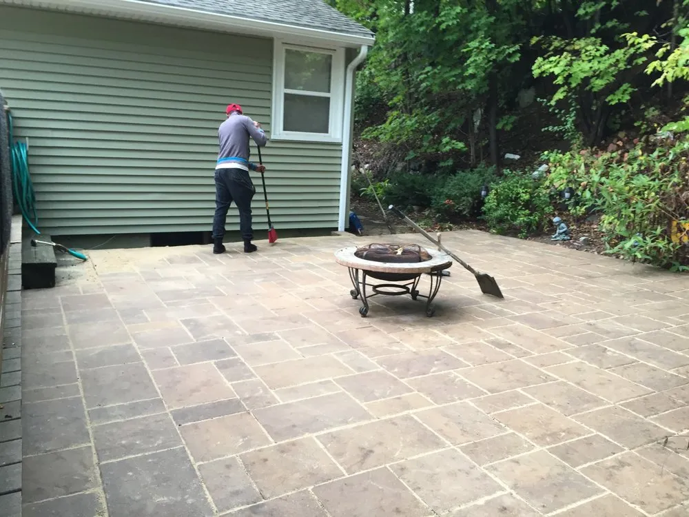 Reliable landscape installation with custom design in Brockton, MA by AC Masonry