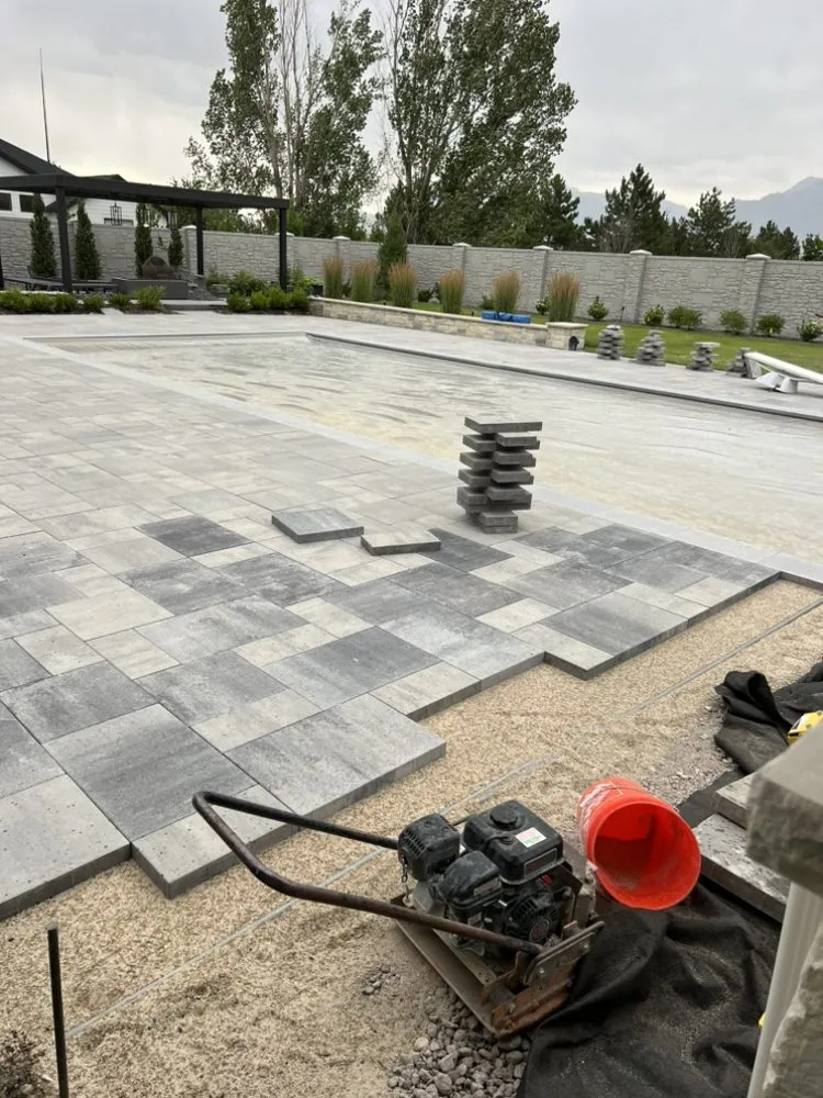 Custom landscape installation in Sandy, UT by A&C Property Maintenance & Snow Removal