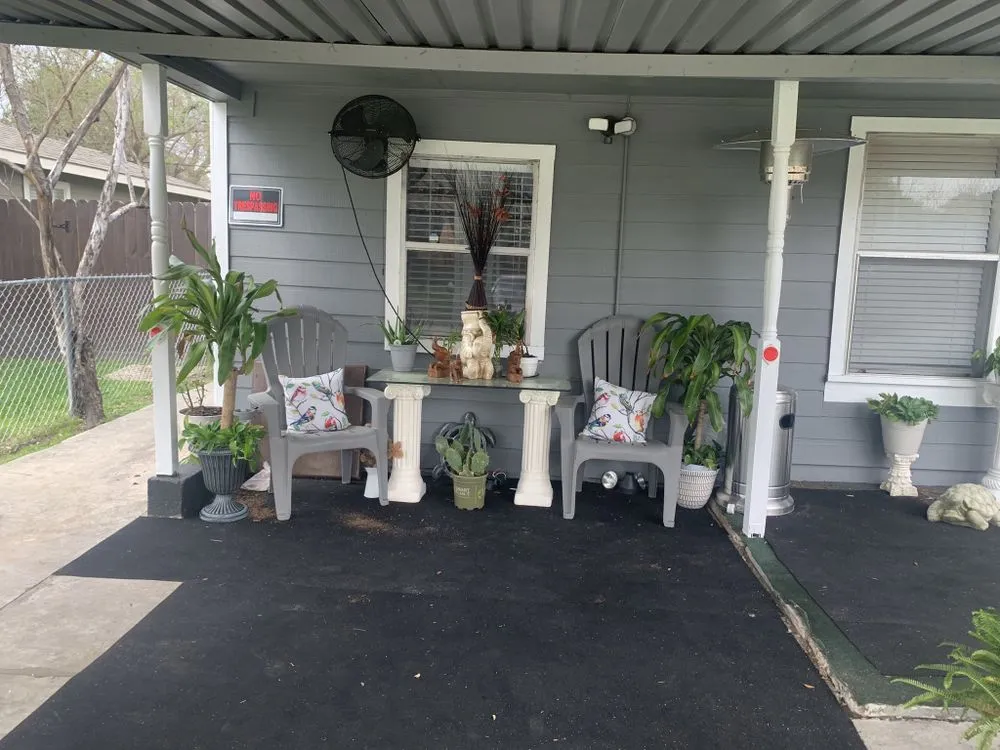 Professional outdoor landscaping for year-round maintenance in Houston, TX by A&C Trash & Lawn Cleaning Services