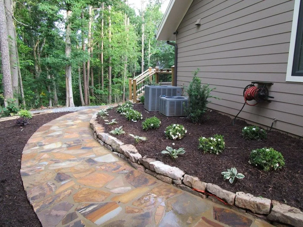 Professional landscape installation in Cumming, GA by ACA Landscaping