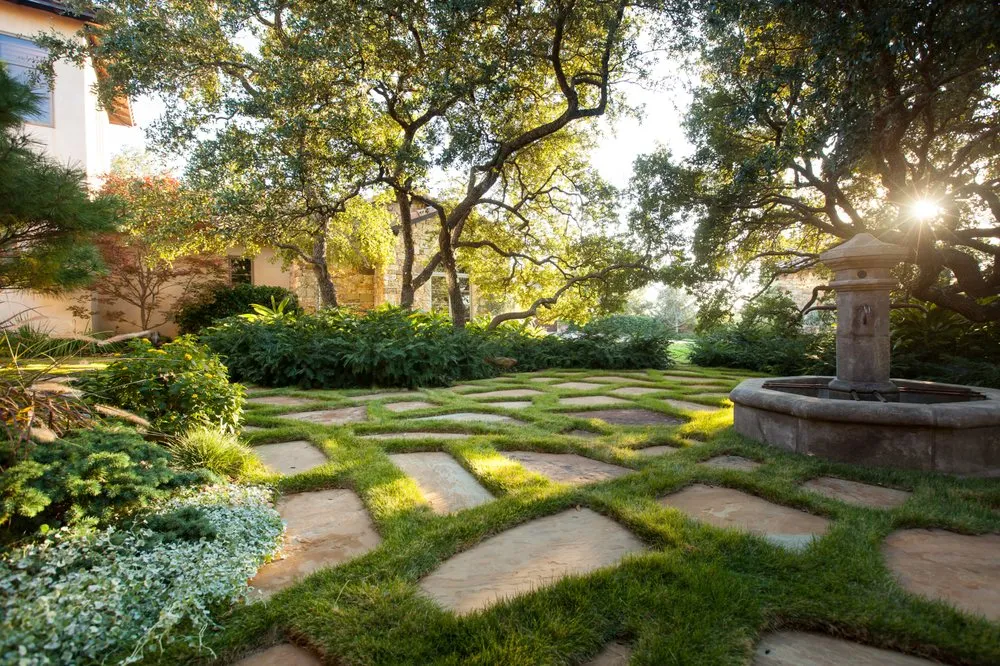 Reliable lawn care service for residential properties in San Antonio, TX by Acacia Landscape & Design