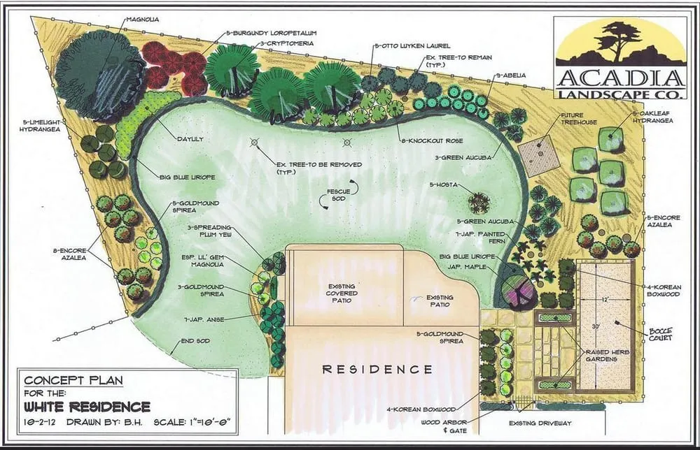 Reliable lawn mowing service for homes in Knoxville, TN by Acadia Landscape