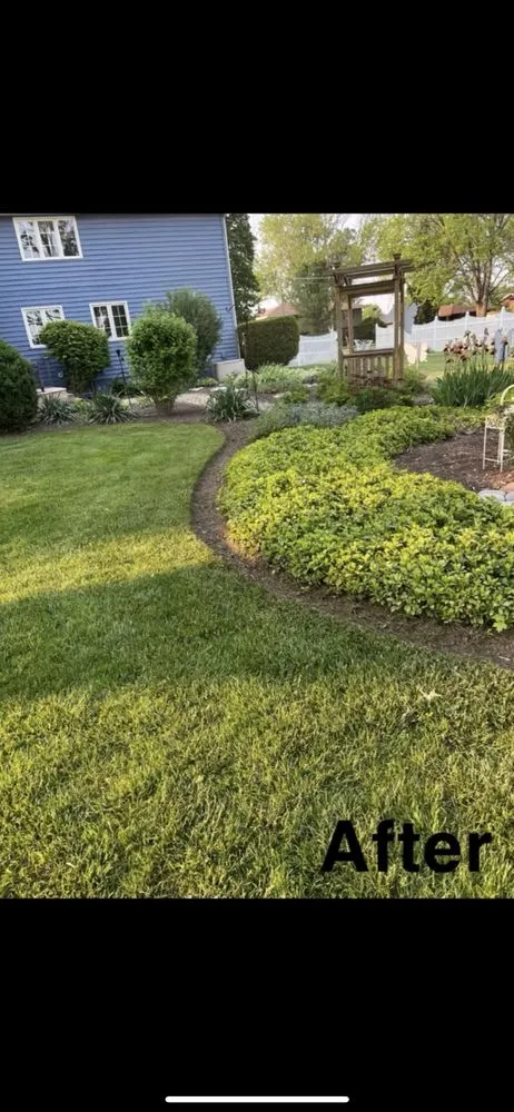 Professional garden landscaping for residential properties in Chicago, IL by ACC Lanscaping