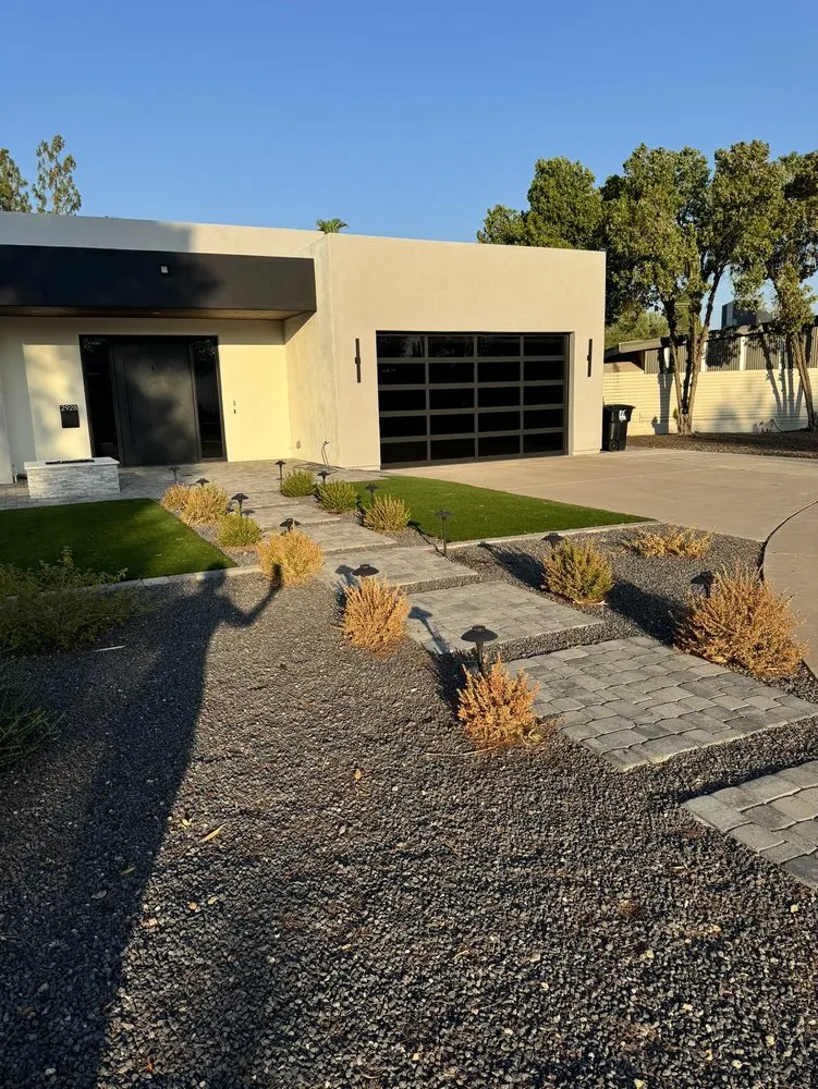 Professional outdoor landscaping for residential properties in San Tan Valley, AZ by Accent Landscaping