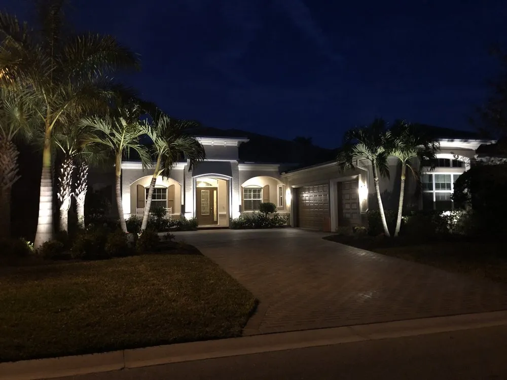 Affordable landscaping services for homes in Bonita Springs, FL by Accent Outdoor Lighting