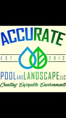 Accurate Pool & Landscape Logo