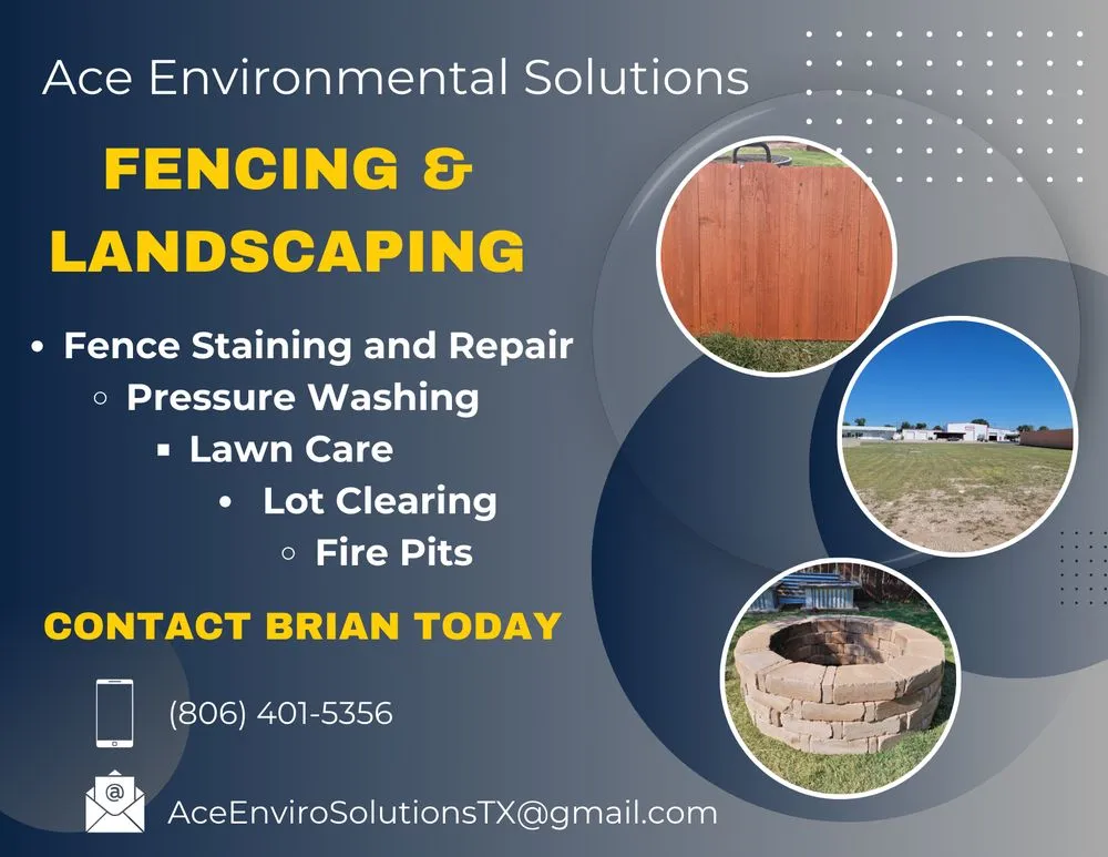 Trusted yard maintenance experts serving Lubbock, TX - Ace Environmental Solutions