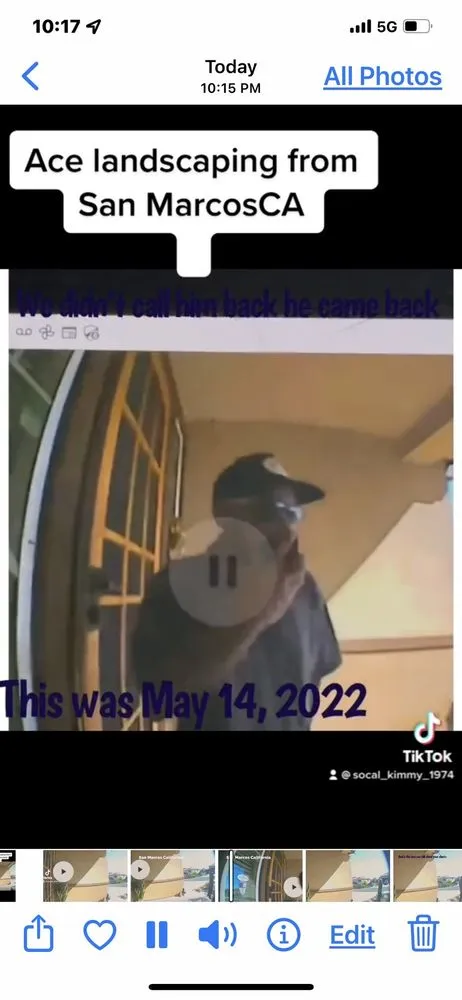 Custom outdoor landscaping in San Marcos, CA by Ace Landscape