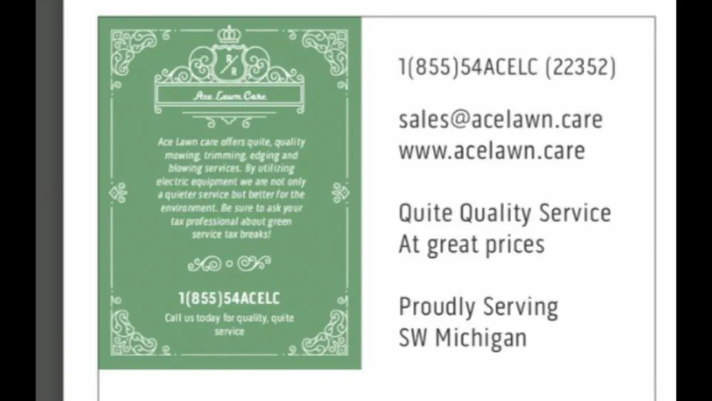 Trusted yard cleanup service in Coloma, MI by Ace Lawn Care