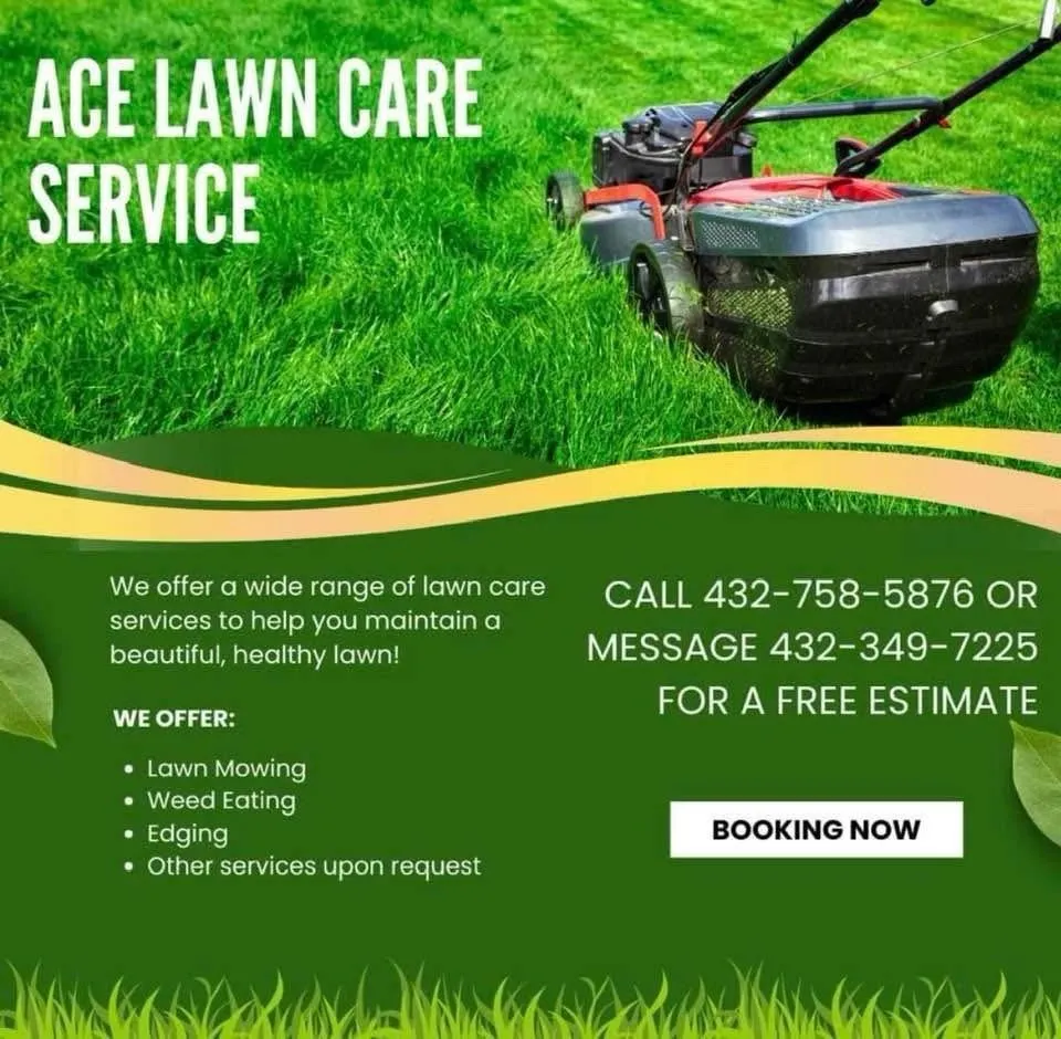 Expert outdoor landscaping with custom design across Seminole, TX - Ace Lawn Care Service