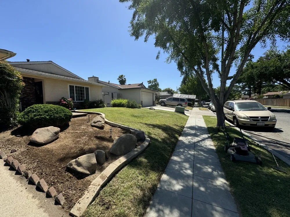 Expert landscape design for outdoor upgrades in Fresno, CA by Ace Lawn Care Services