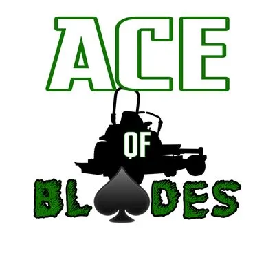 Ace of Blades Lawn Care Logo