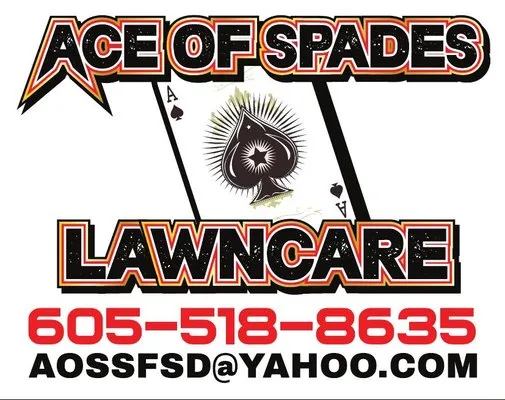 Ace Of Spades Lawncare Logo