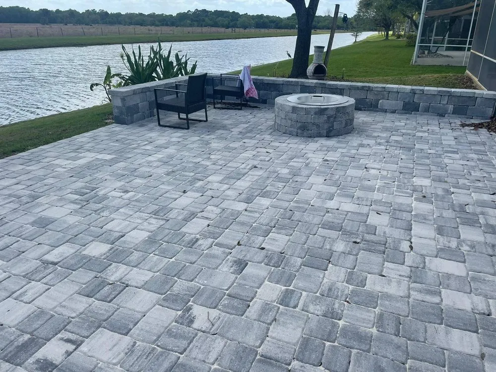 Custom outdoor landscaping for year-round maintenance in DeBary, FL by ACE Pavers