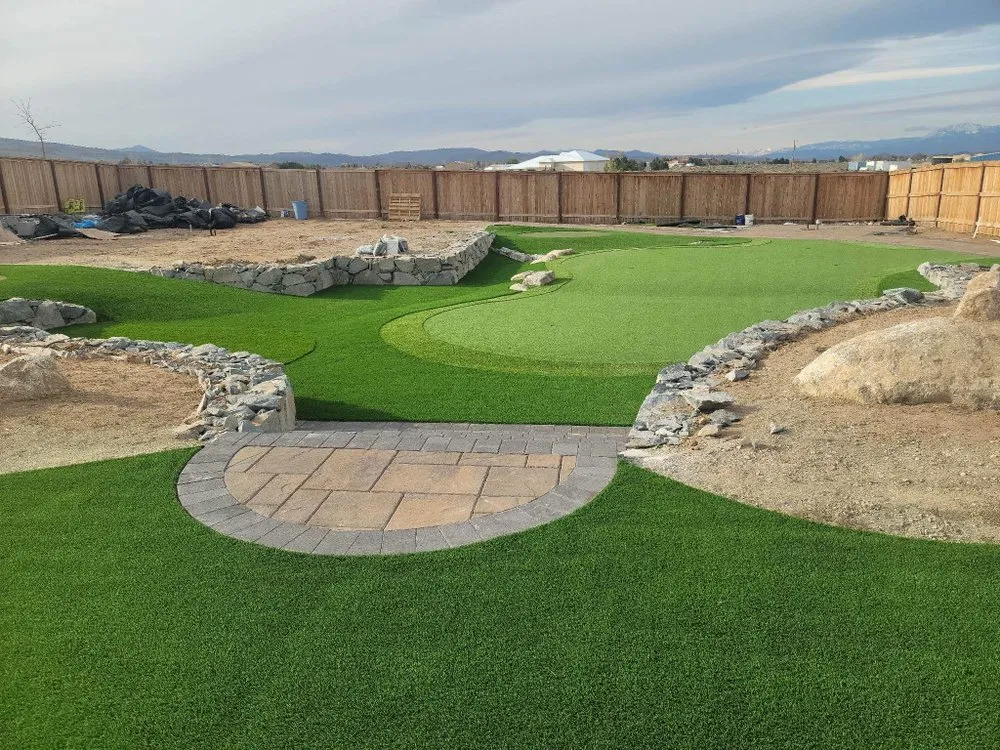 Custom lawn mowing service in Sparks, NV by Aces Landscaping