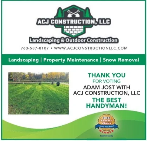 Affordable landscaping services in Rush City, MN by ACJ Construction