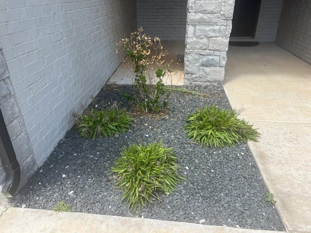 Custom landscape installation for beautiful yards in Lubbock, TX by ACME Exteriors