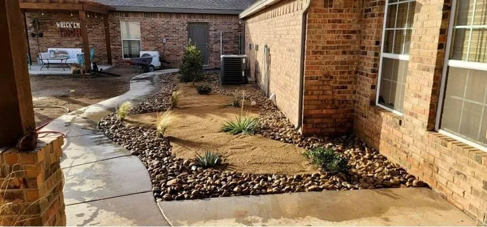 Professional landscape design for beautiful yards across Lubbock, TX - ACME Exteriors