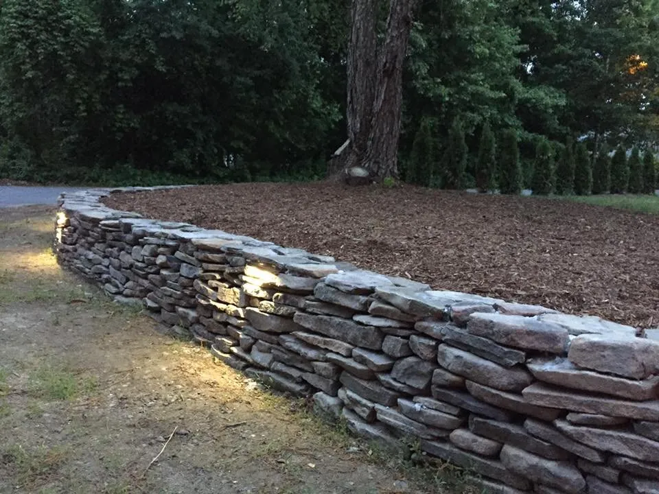 Local landscape installation in Burlington, MA by Acorn Landscaping & Masonry