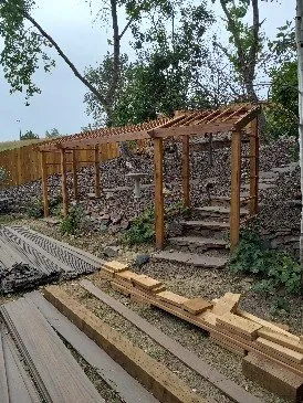 Local lawn mowing service with custom design in Denver, CO by Acorn Landscaping