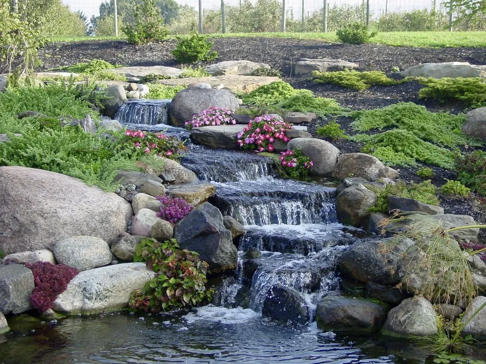 Affordable landscape installation experts serving Churchville, NY - Acorn Ponds & Waterfalls