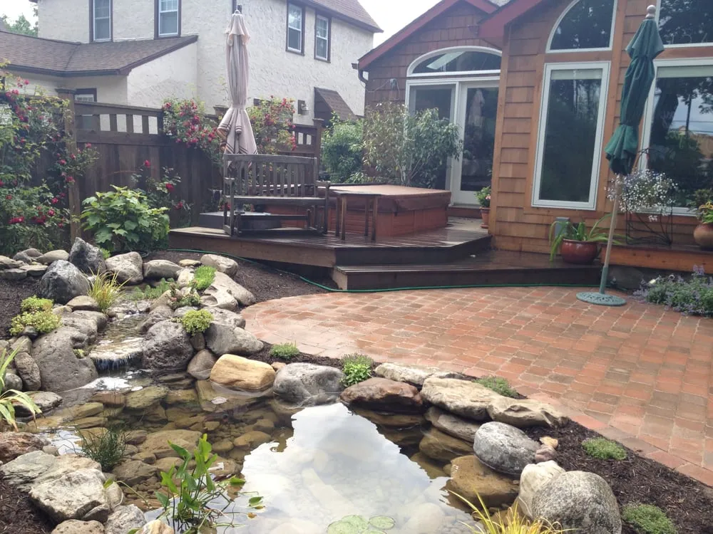 Reliable yard maintenance for beautiful yards across Churchville, NY - Acorn Ponds & Waterfalls