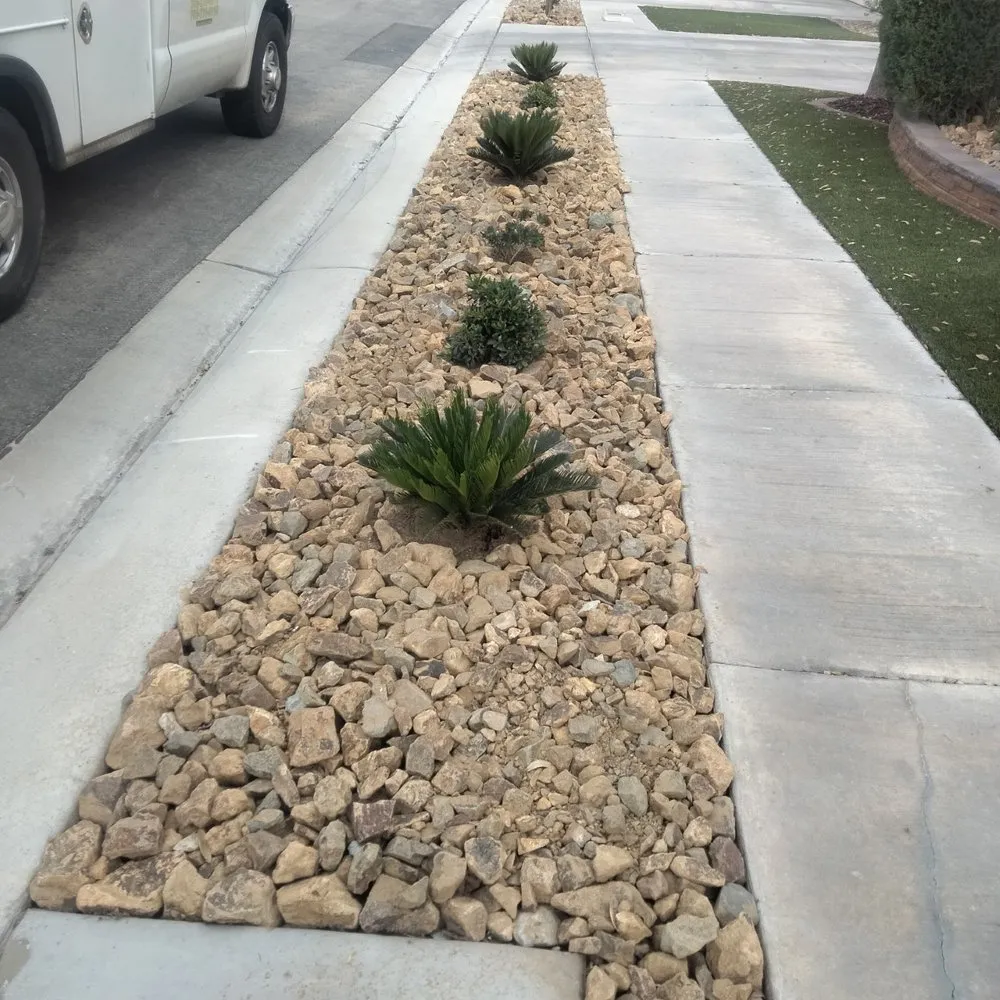 Affordable garden landscaping in North Las Vegas, NV by Acosta Complete Lawn Services