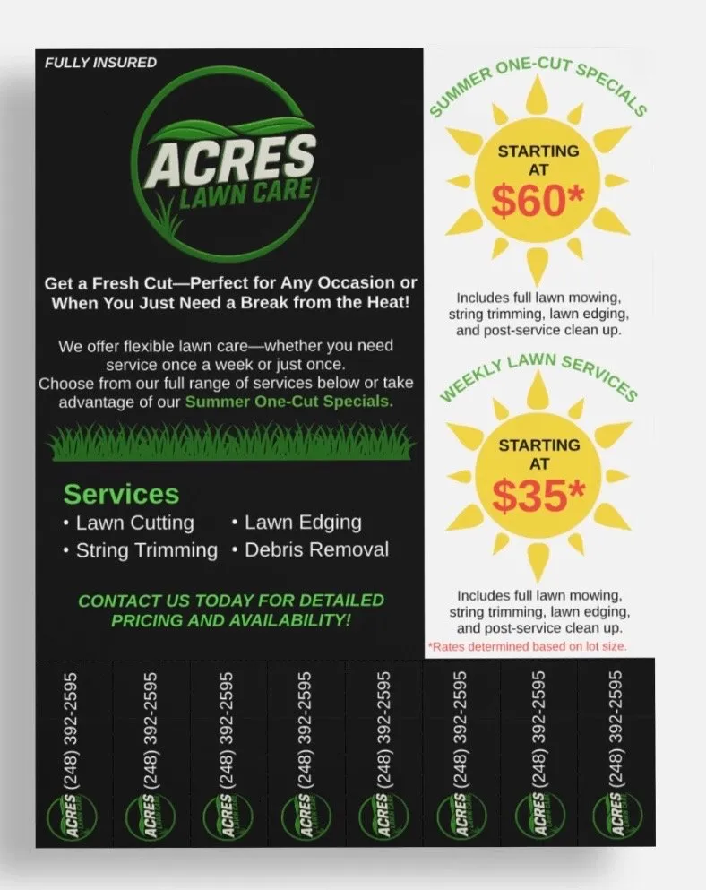 Top-rated landscape design near you in Oxford, MI by Acres Lawn Care