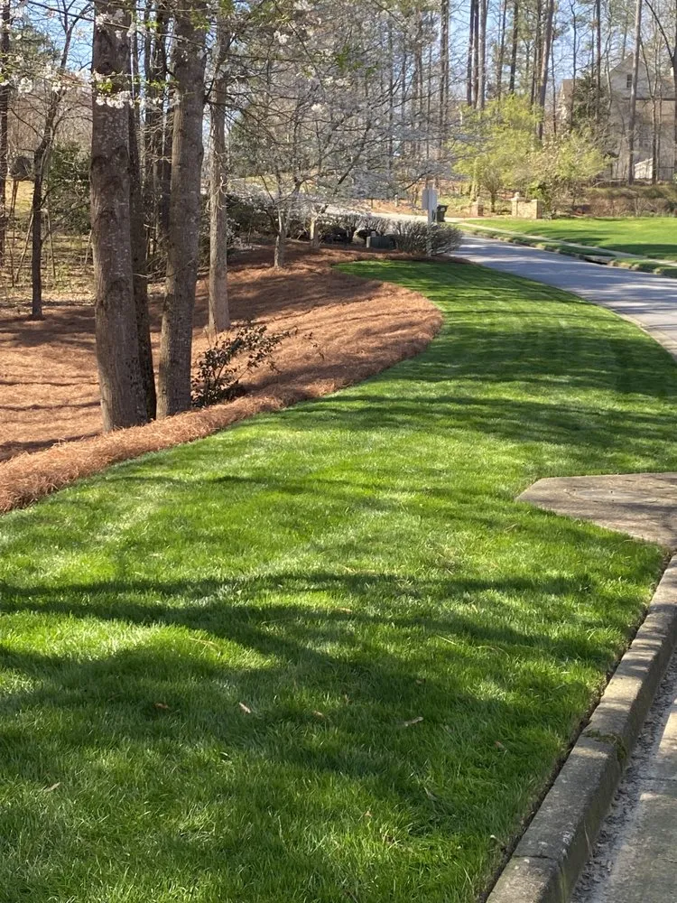 Custom residential landscaping in Kennesaw, GA by Acres of Green Landscape and Pressure Wash