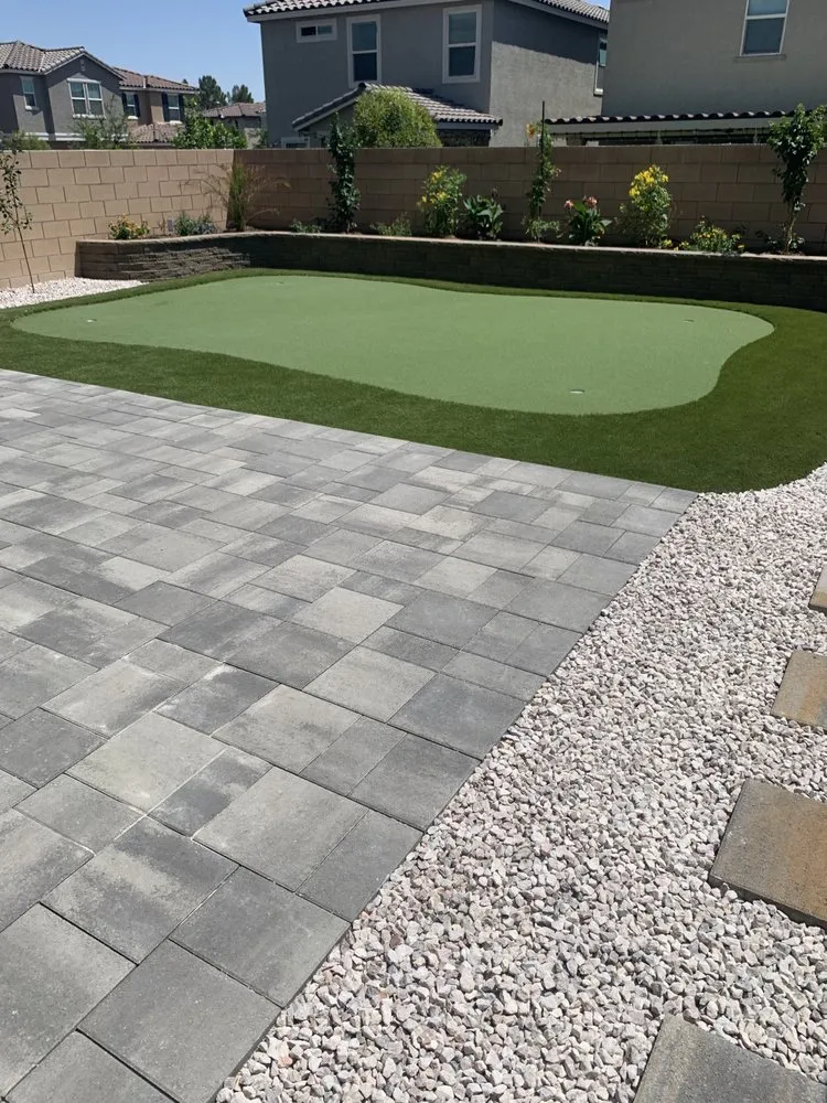 Local yard maintenance for beautiful yards in Las Vegas, NV by Acrew Landscape