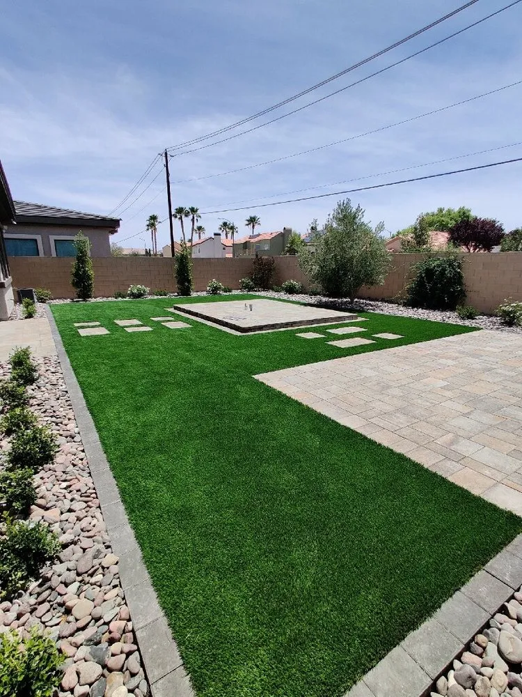 Local residential landscaping with custom design in Las Vegas, NV by Acrew Landscape