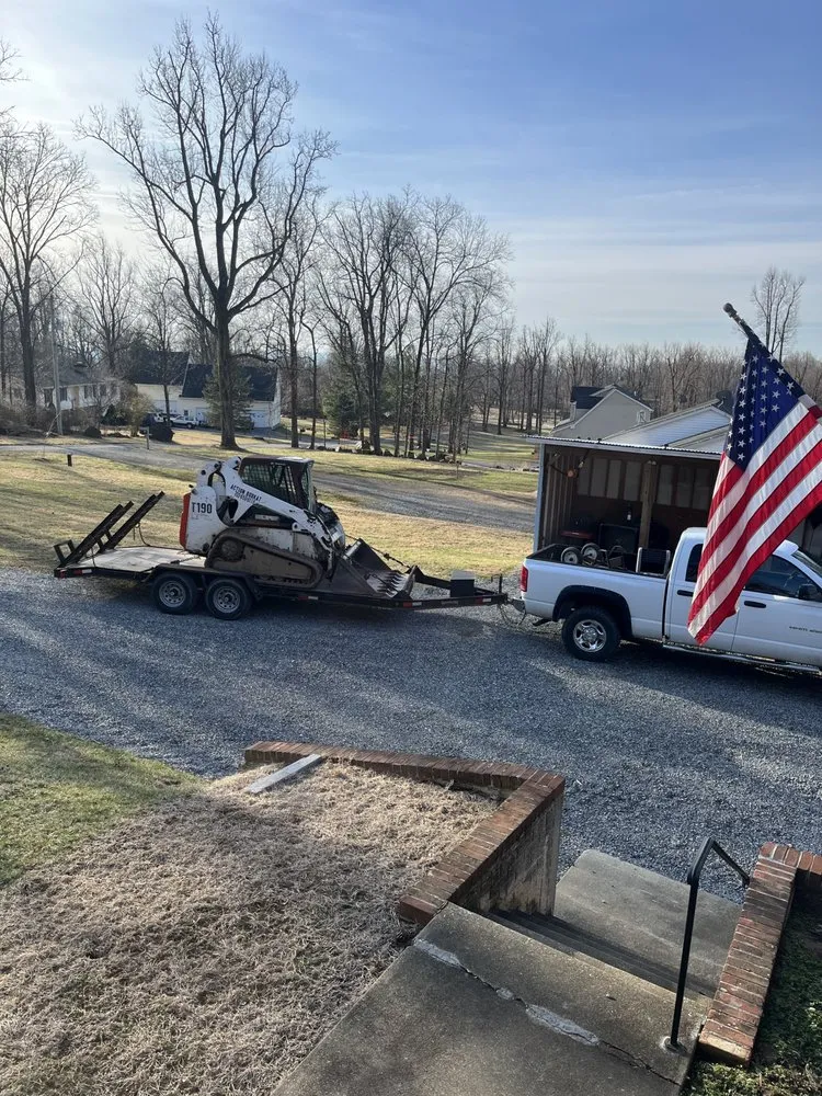 Top-rated landscaping services for beautiful yards in Bluemont, VA by Action Bobkat Service