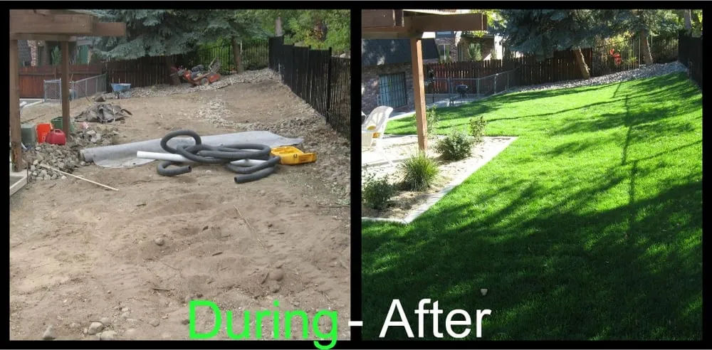 Custom yard cleanup service for residential properties in Reno, NV by Action Lawn & Landscape