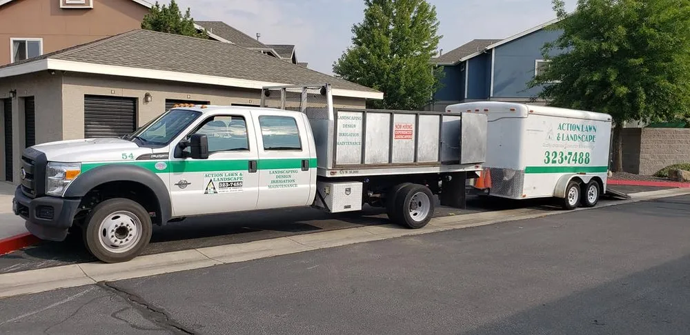 Custom outdoor landscaping in Reno, NV by Action Lawn & Landscape