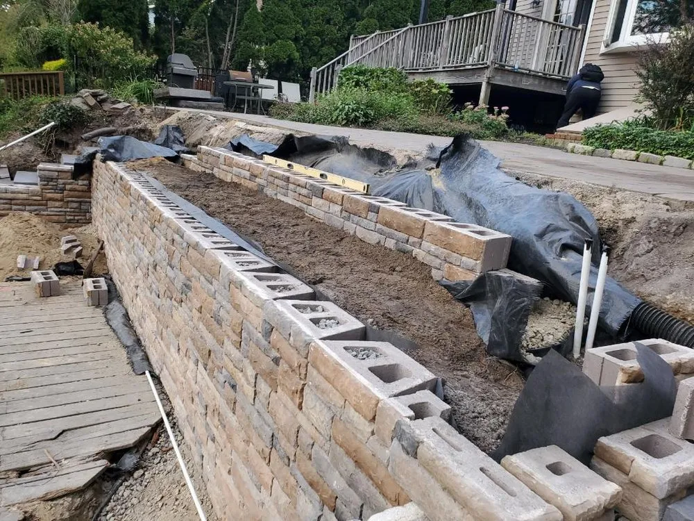 Local outdoor landscaping with custom design across Waterford, NJ - Action Property Services