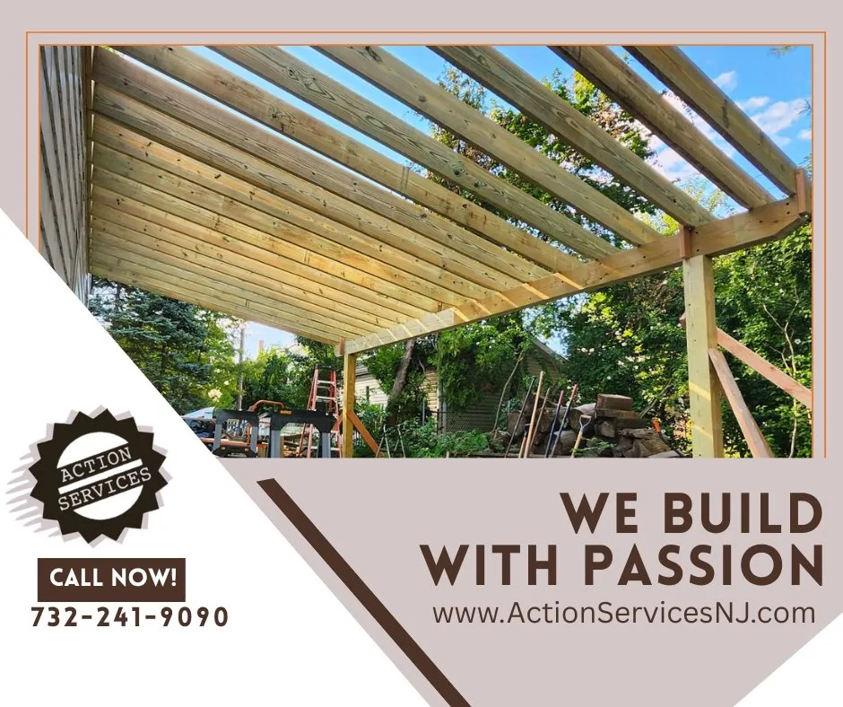 Professional outdoor landscaping for residential properties in Rahway, NJ by Action Services