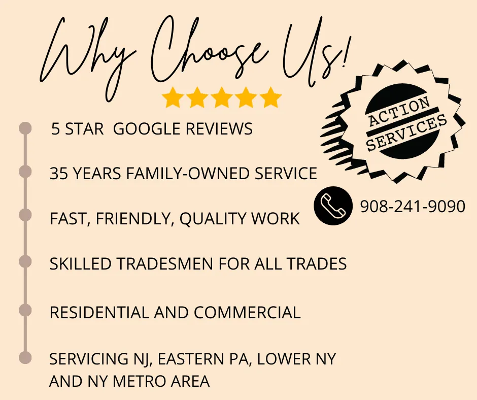 Top-rated yard maintenance for homes in Rahway, NJ by Action Services