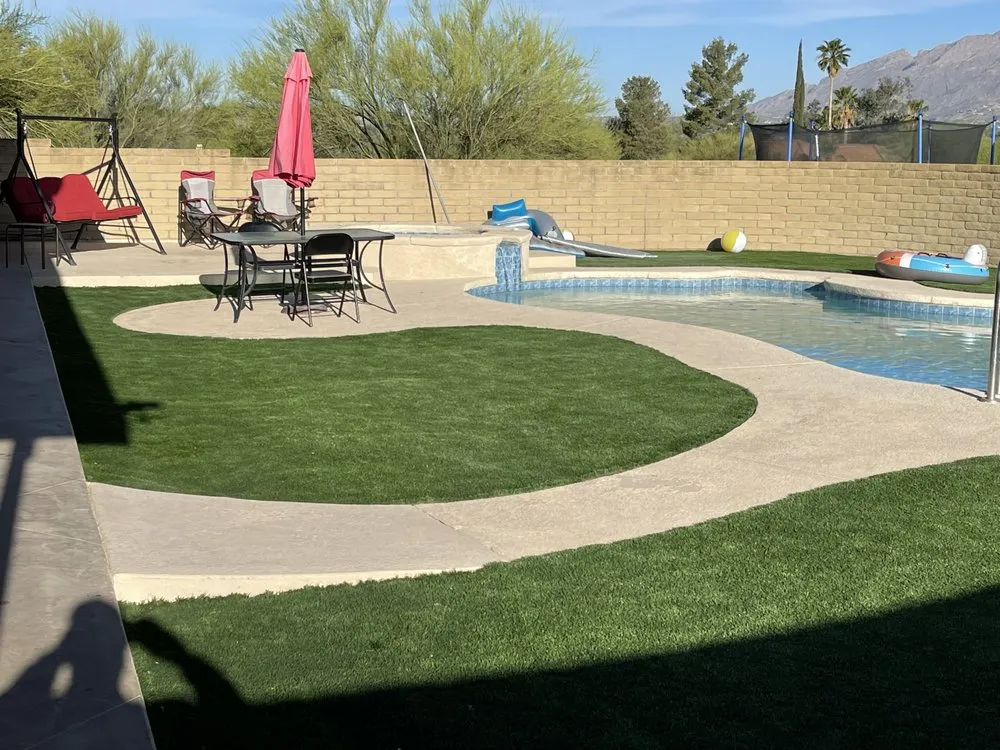 Affordable garden landscaping in Tucson, AZ by Action Yard and Tree Service